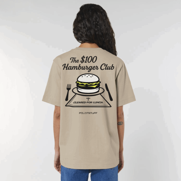 The $100 Hamburger Club Oversized T-Shirt – Bild 5