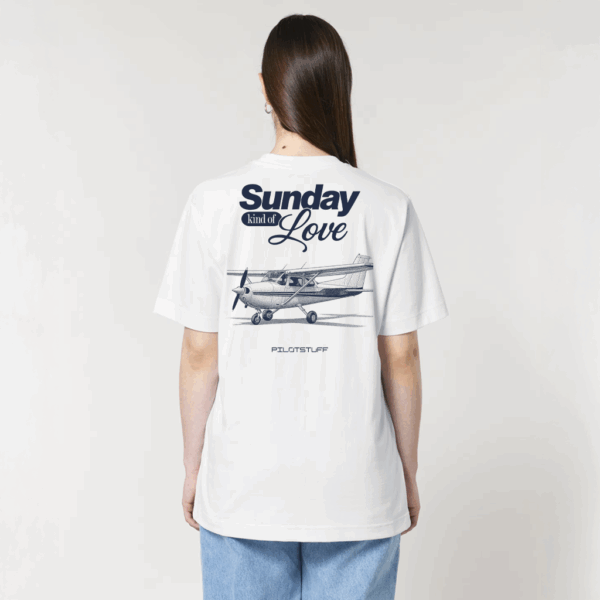 Sunday kind of Love - Cessna - Oversized T-Shirt – Bild 3