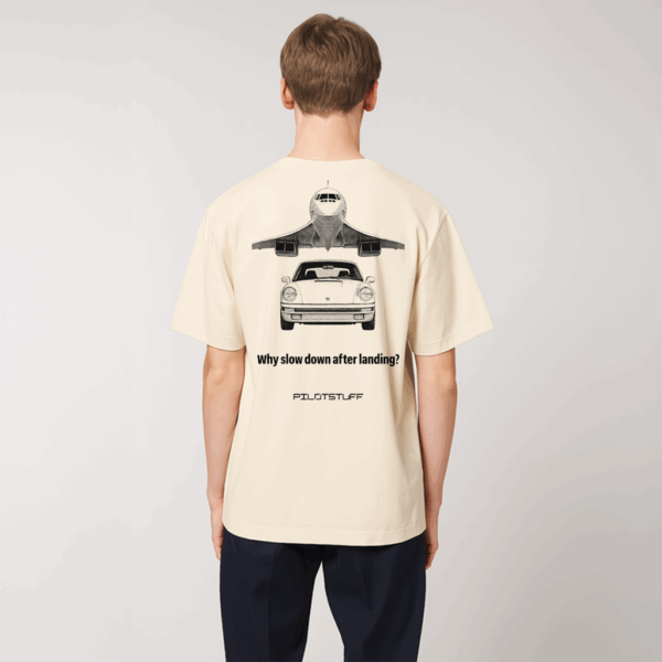 Why slow down after landing Oversized T-Shirt