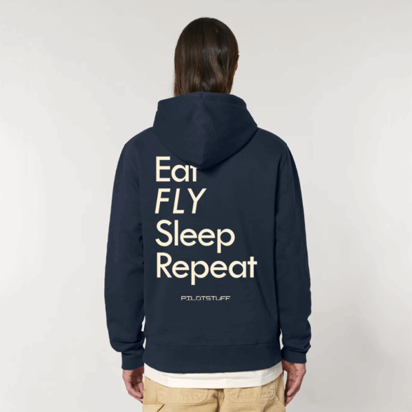 Eat FLY sleap repeat - Hoodie – Bild 4