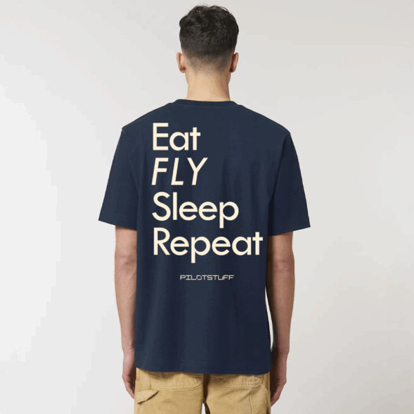 Eat FLY Sleep Repeat Oversized T-Shirt – Bild 4