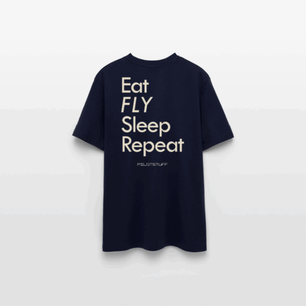 eat FLY Sleep Repeat T-Shirt – Bild 3