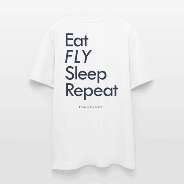 eat FLY Sleep Repeat T-Shirt – Bild 5
